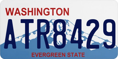 WA license plate ATR8429