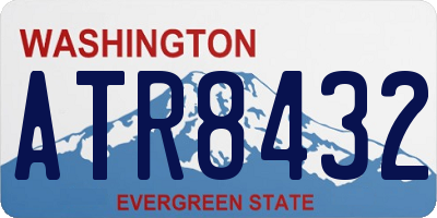 WA license plate ATR8432