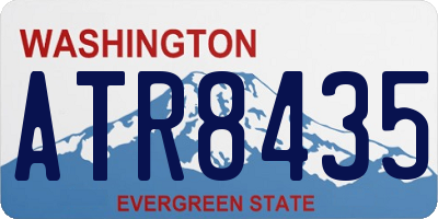 WA license plate ATR8435