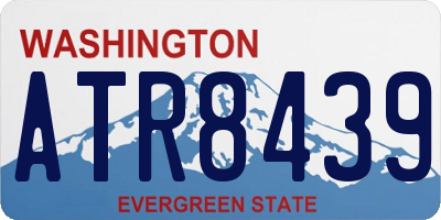 WA license plate ATR8439