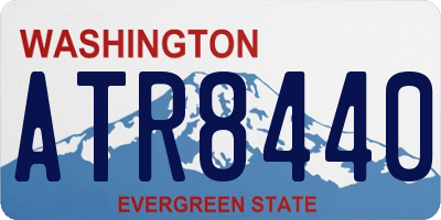 WA license plate ATR8440