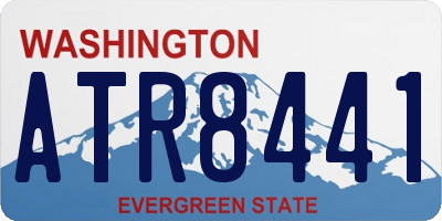 WA license plate ATR8441