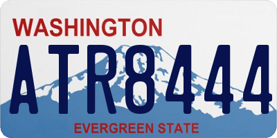 WA license plate ATR8444