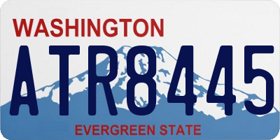 WA license plate ATR8445