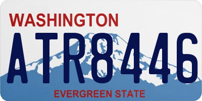 WA license plate ATR8446
