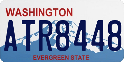 WA license plate ATR8448