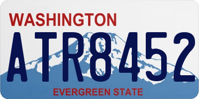 WA license plate ATR8452