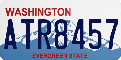 WA license plate ATR8457