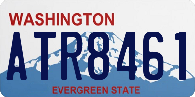 WA license plate ATR8461
