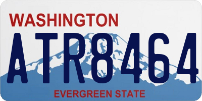 WA license plate ATR8464