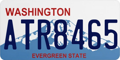 WA license plate ATR8465