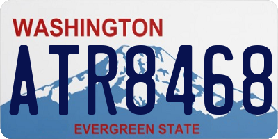 WA license plate ATR8468