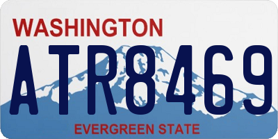 WA license plate ATR8469