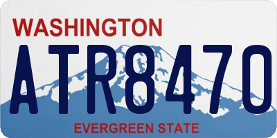 WA license plate ATR8470