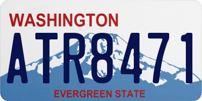 WA license plate ATR8471