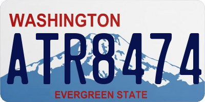 WA license plate ATR8474
