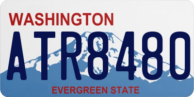 WA license plate ATR8480