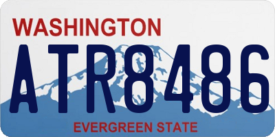 WA license plate ATR8486