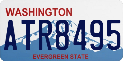 WA license plate ATR8495