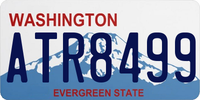 WA license plate ATR8499