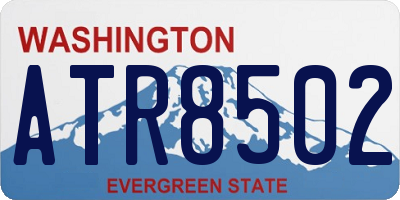 WA license plate ATR8502