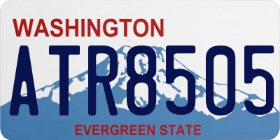 WA license plate ATR8505