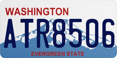 WA license plate ATR8506