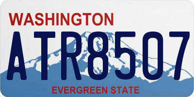 WA license plate ATR8507