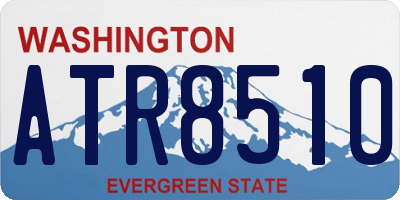 WA license plate ATR8510
