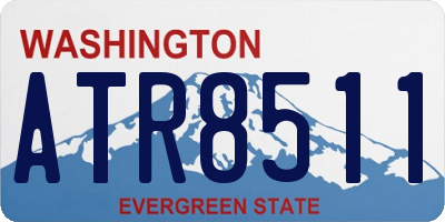 WA license plate ATR8511
