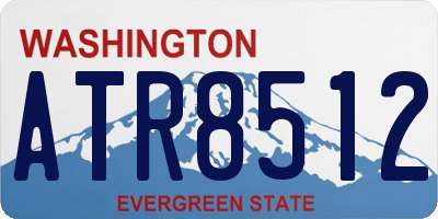 WA license plate ATR8512