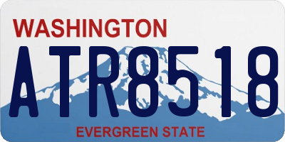 WA license plate ATR8518