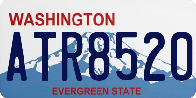 WA license plate ATR8520