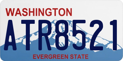 WA license plate ATR8521