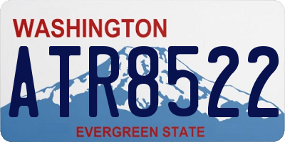 WA license plate ATR8522