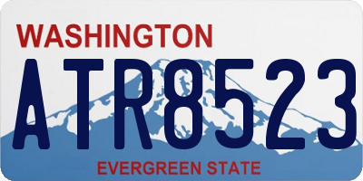WA license plate ATR8523
