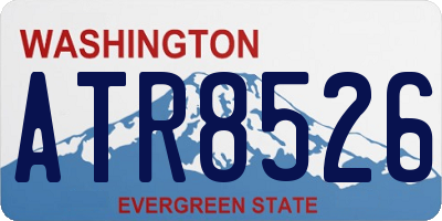 WA license plate ATR8526