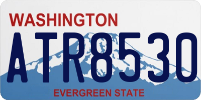 WA license plate ATR8530