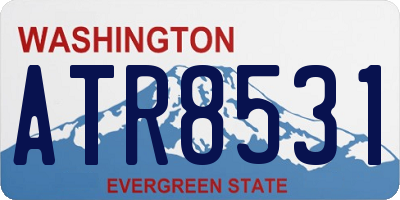 WA license plate ATR8531