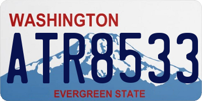 WA license plate ATR8533