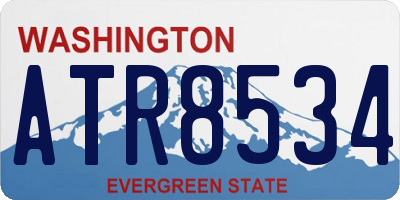 WA license plate ATR8534