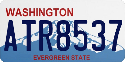WA license plate ATR8537
