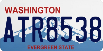 WA license plate ATR8538