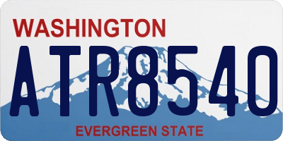 WA license plate ATR8540