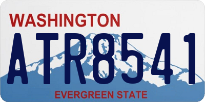 WA license plate ATR8541