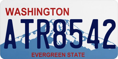 WA license plate ATR8542