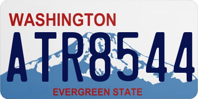 WA license plate ATR8544