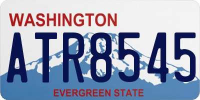 WA license plate ATR8545