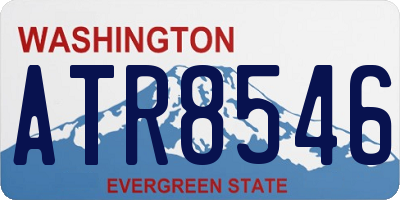WA license plate ATR8546