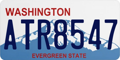 WA license plate ATR8547
